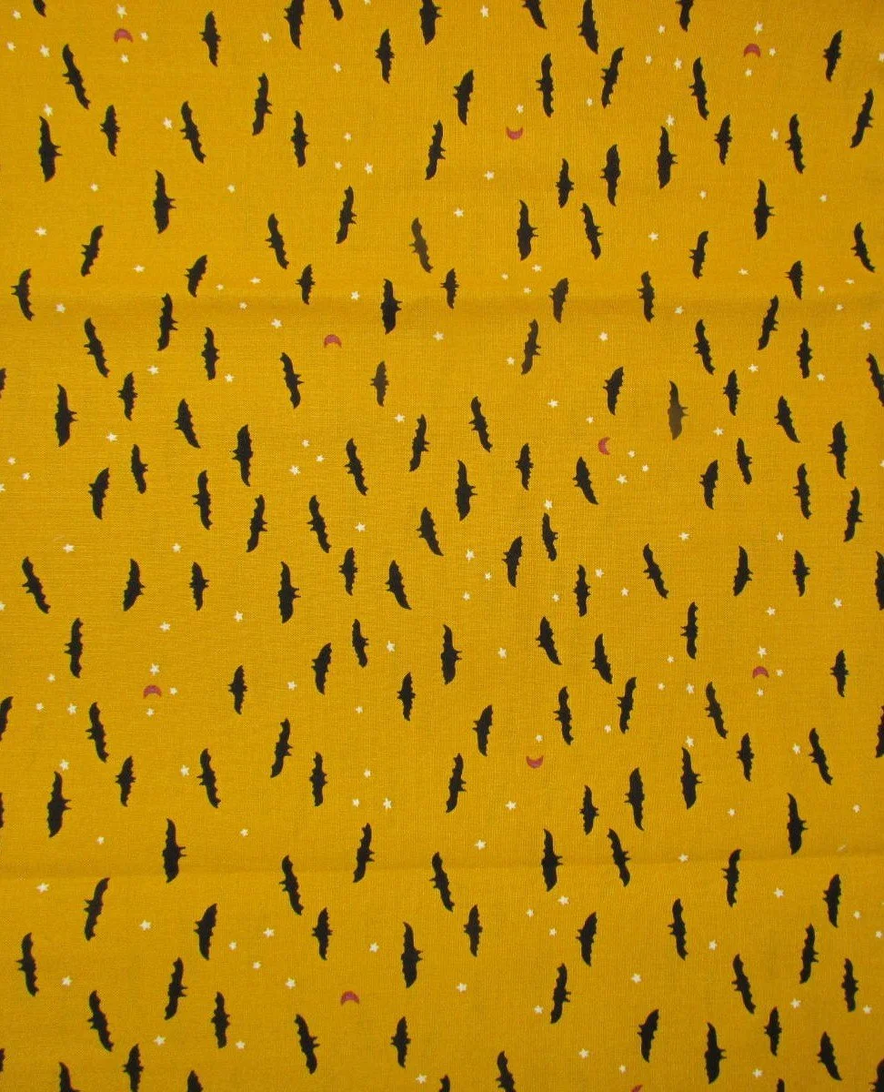 Ruby Star Tiny Frights Bats in Mustard Colorway