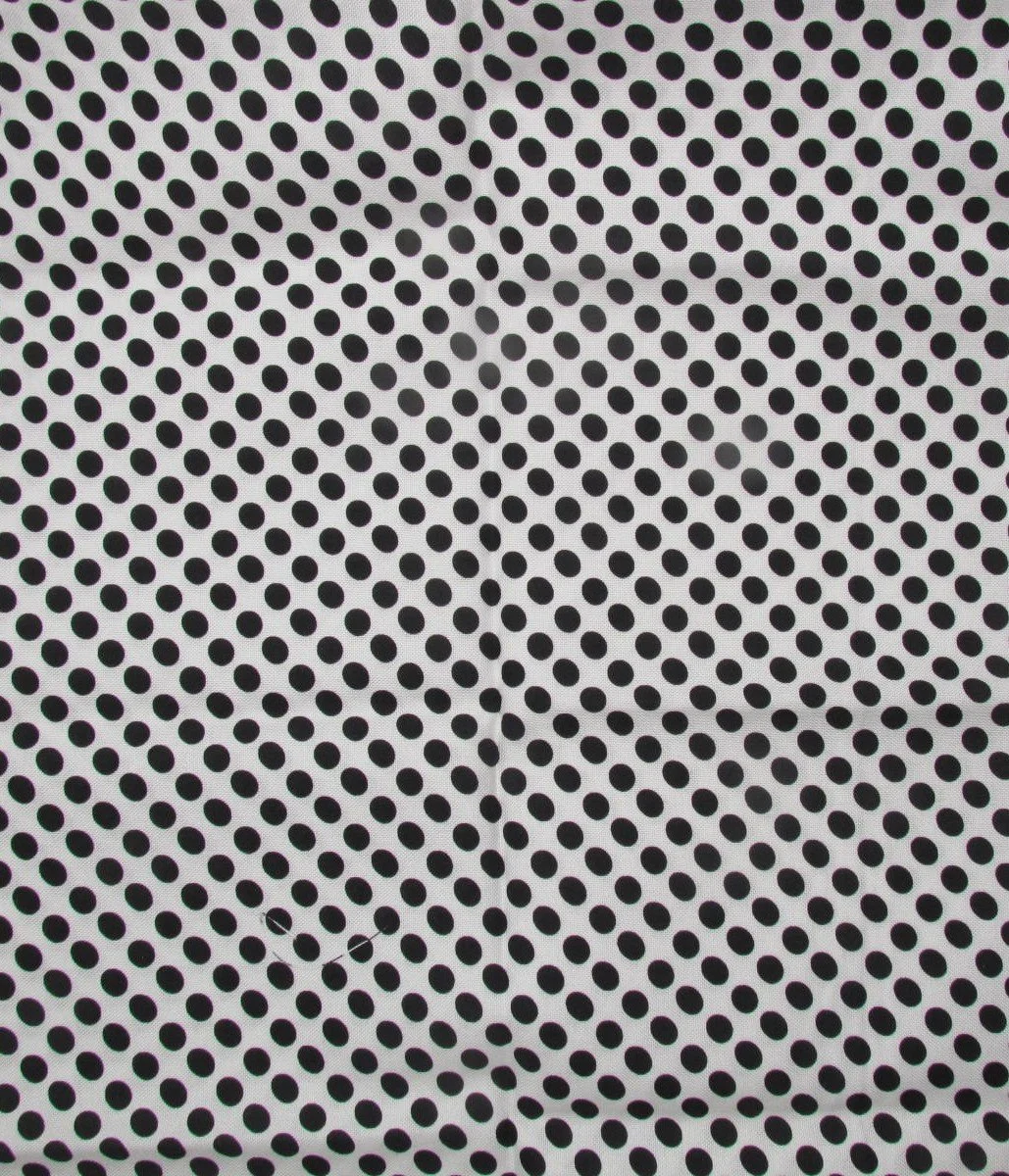 Windham Dot to Dot Black Polka Dots on White