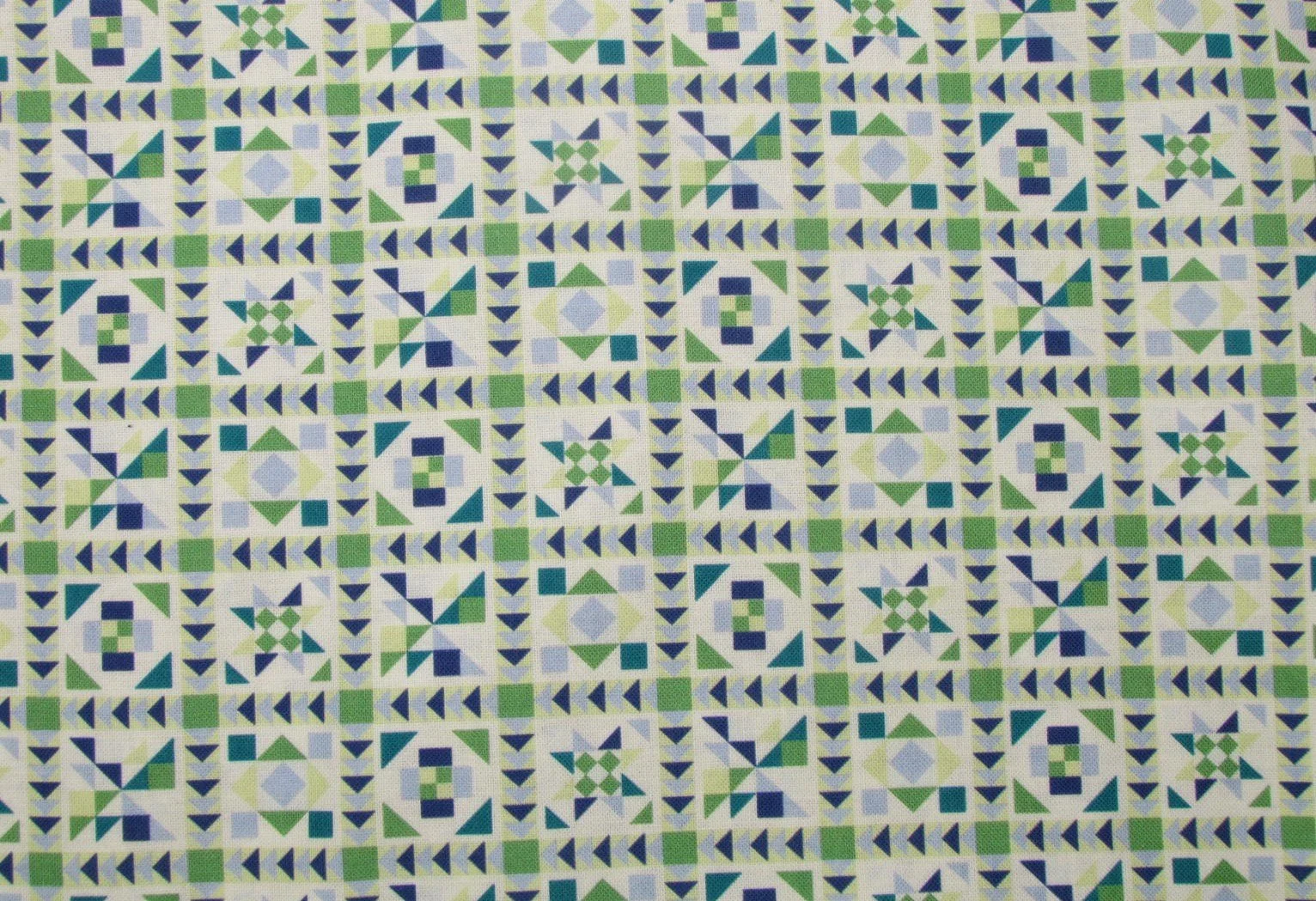 Wisconsin Best in Show Quilt Blocks in Blue and Green