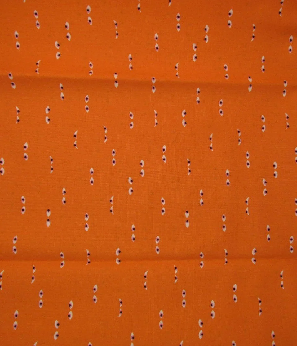 Ruby Star Society Tiny Frights Eyes in Orange Colorway