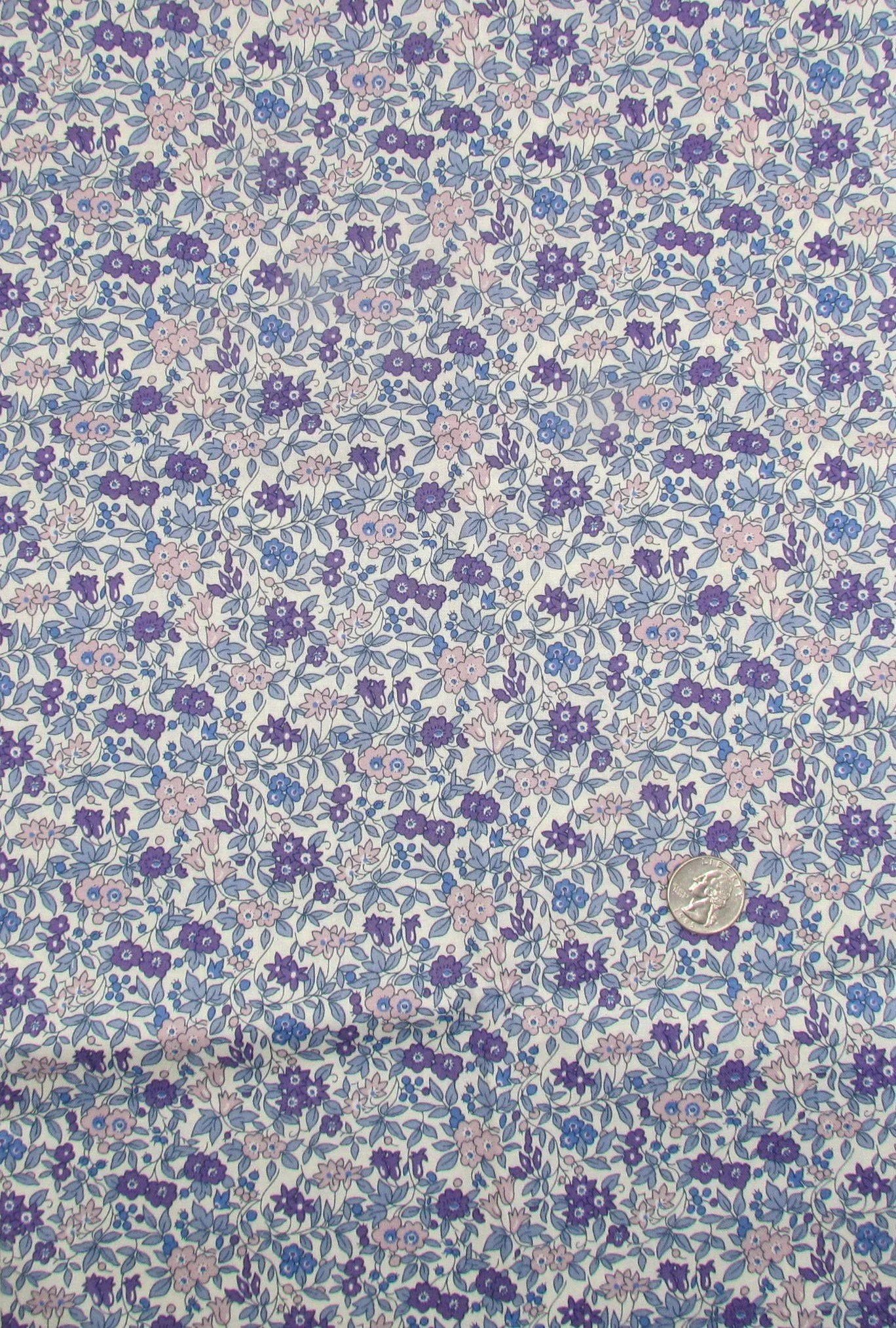 Liberty Fabrics Forget Me Not Blossom in Purple