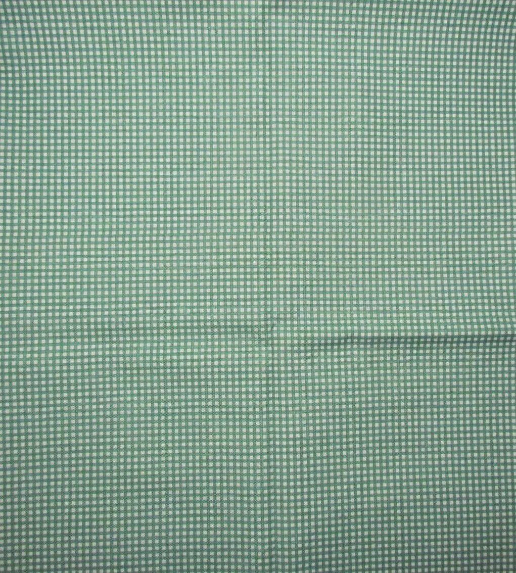Riley Blake Micro Gingham in Green and White