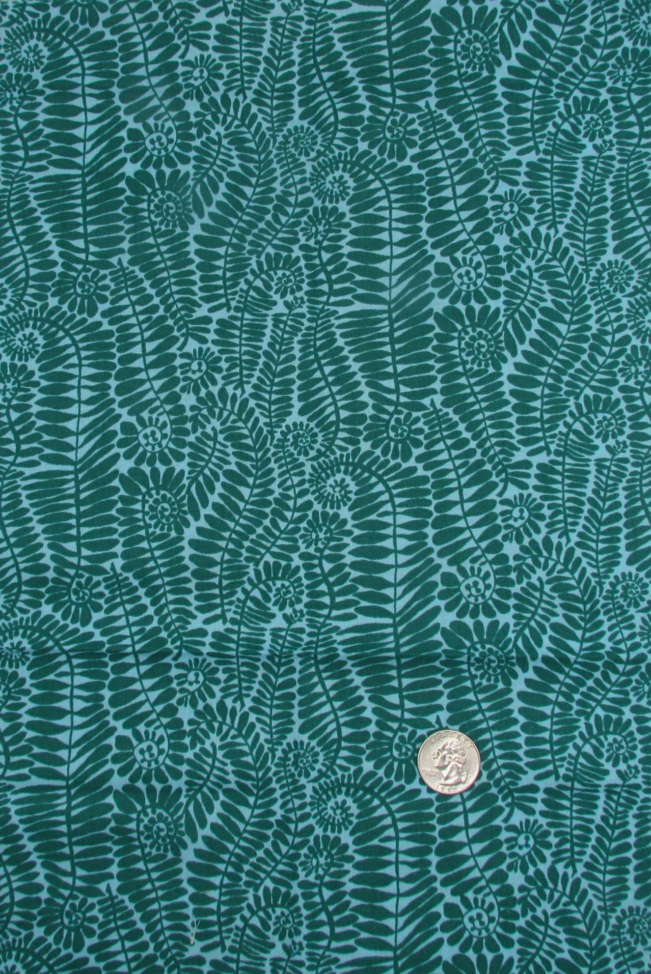 Kaffe Fassett Fronds in Turquoise