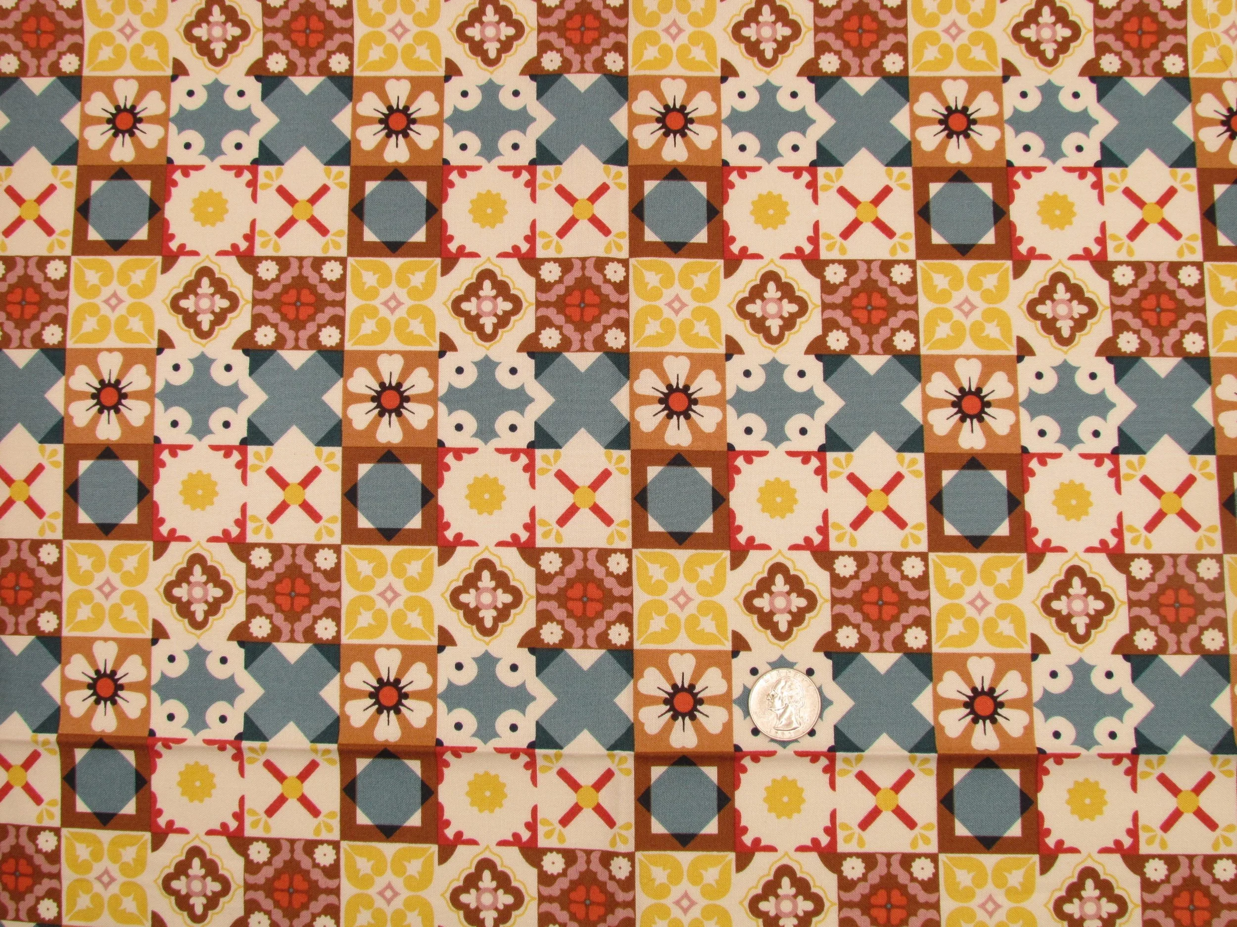 Riley Blake Wild Rose Tiles in Multi