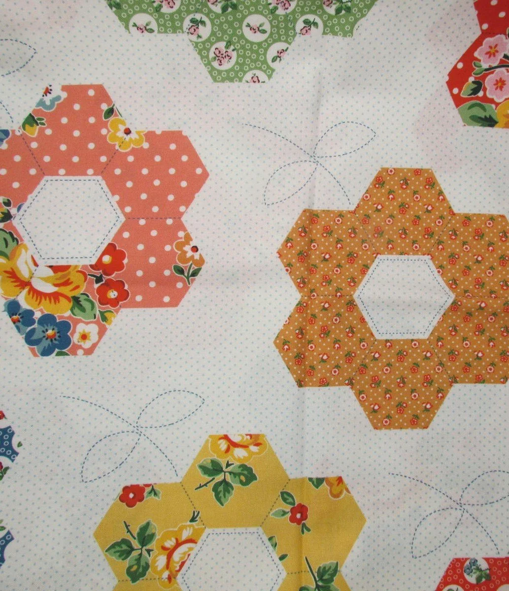 Poppie Cotton Flower Market Grandmother's Garden Quilt