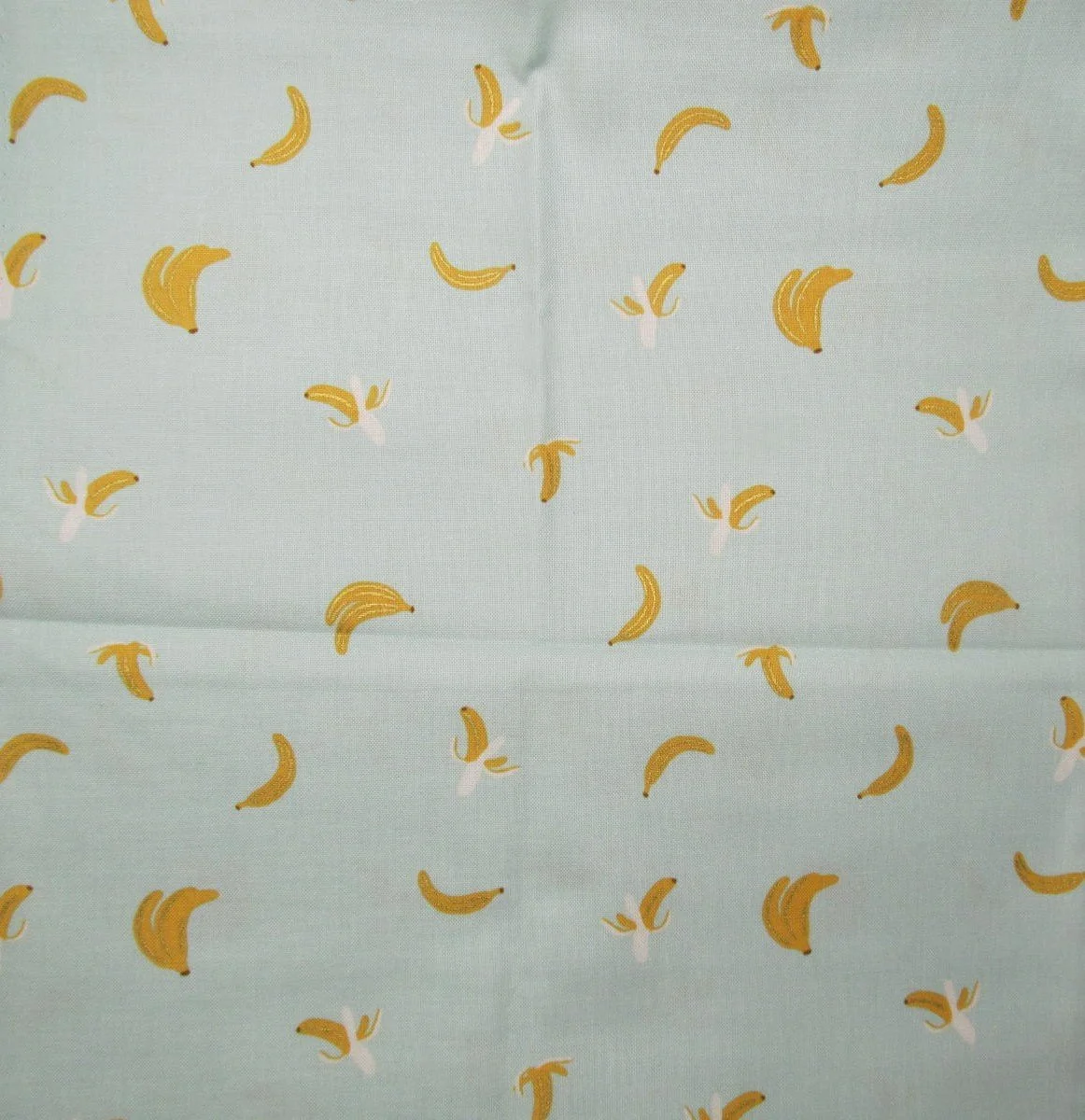 Rifle Paper Co Orchard Collection, Bananas in Mint Metallic