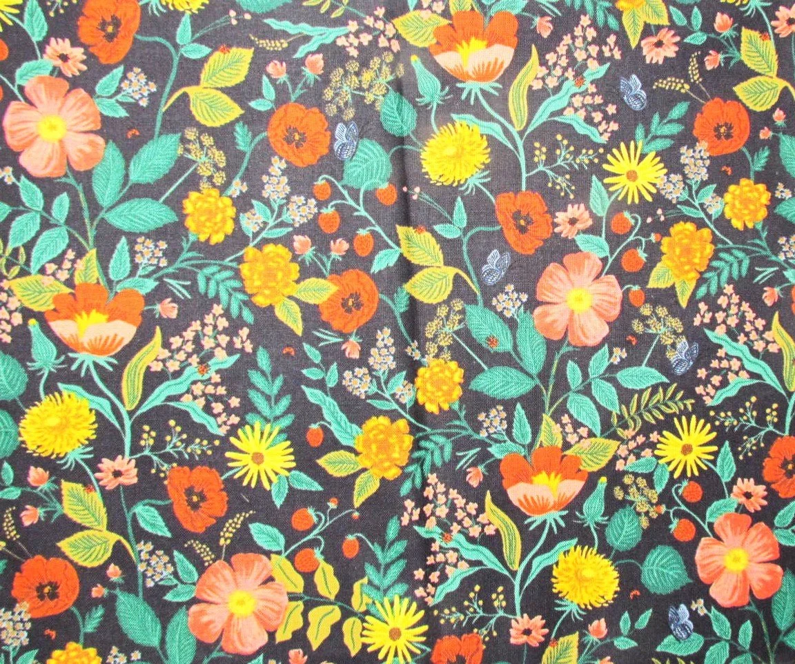 Rifle Paper Co. Camont Poppy Fields in Black