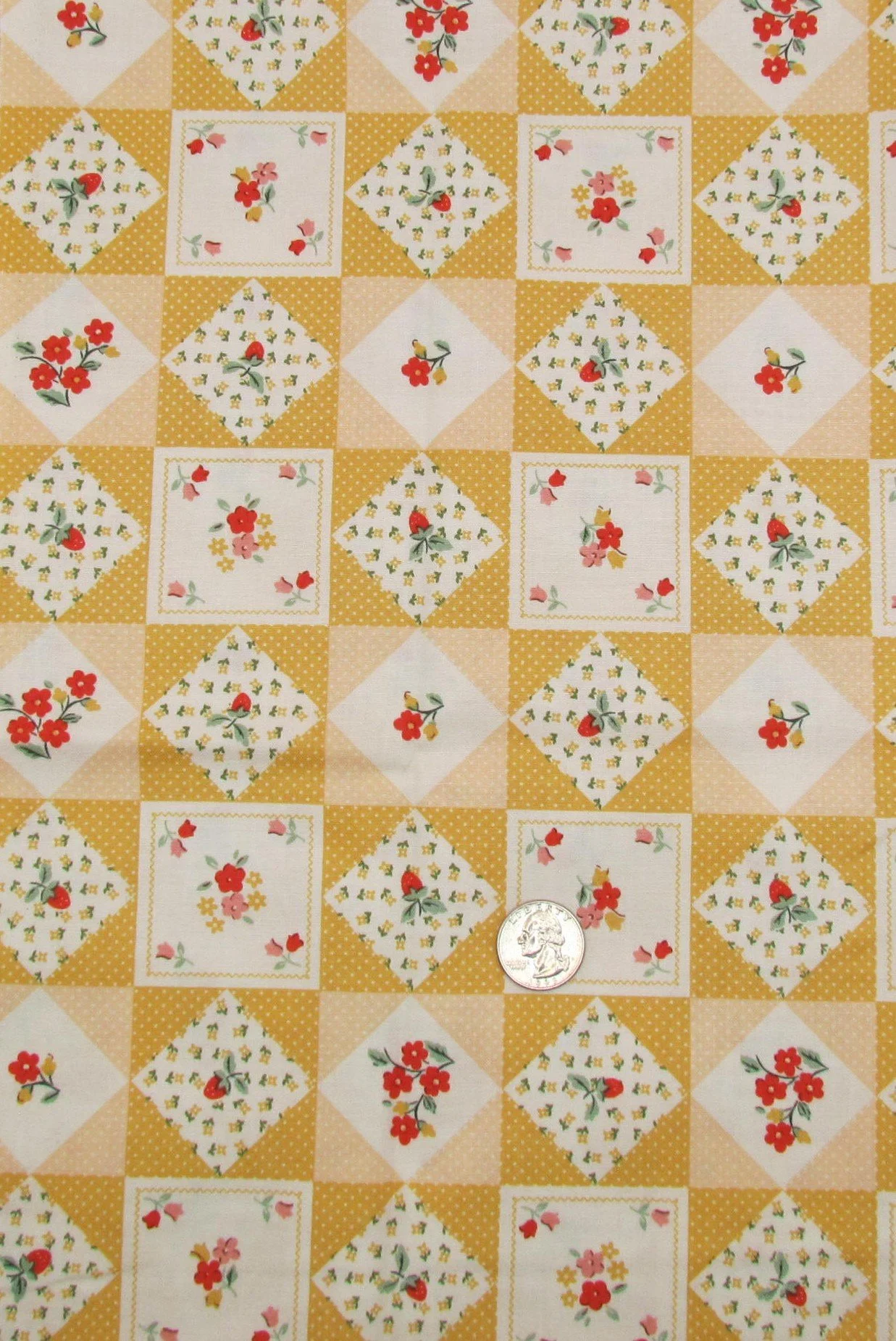 Poppie Cotton Farmhouse Fancy in Yellow