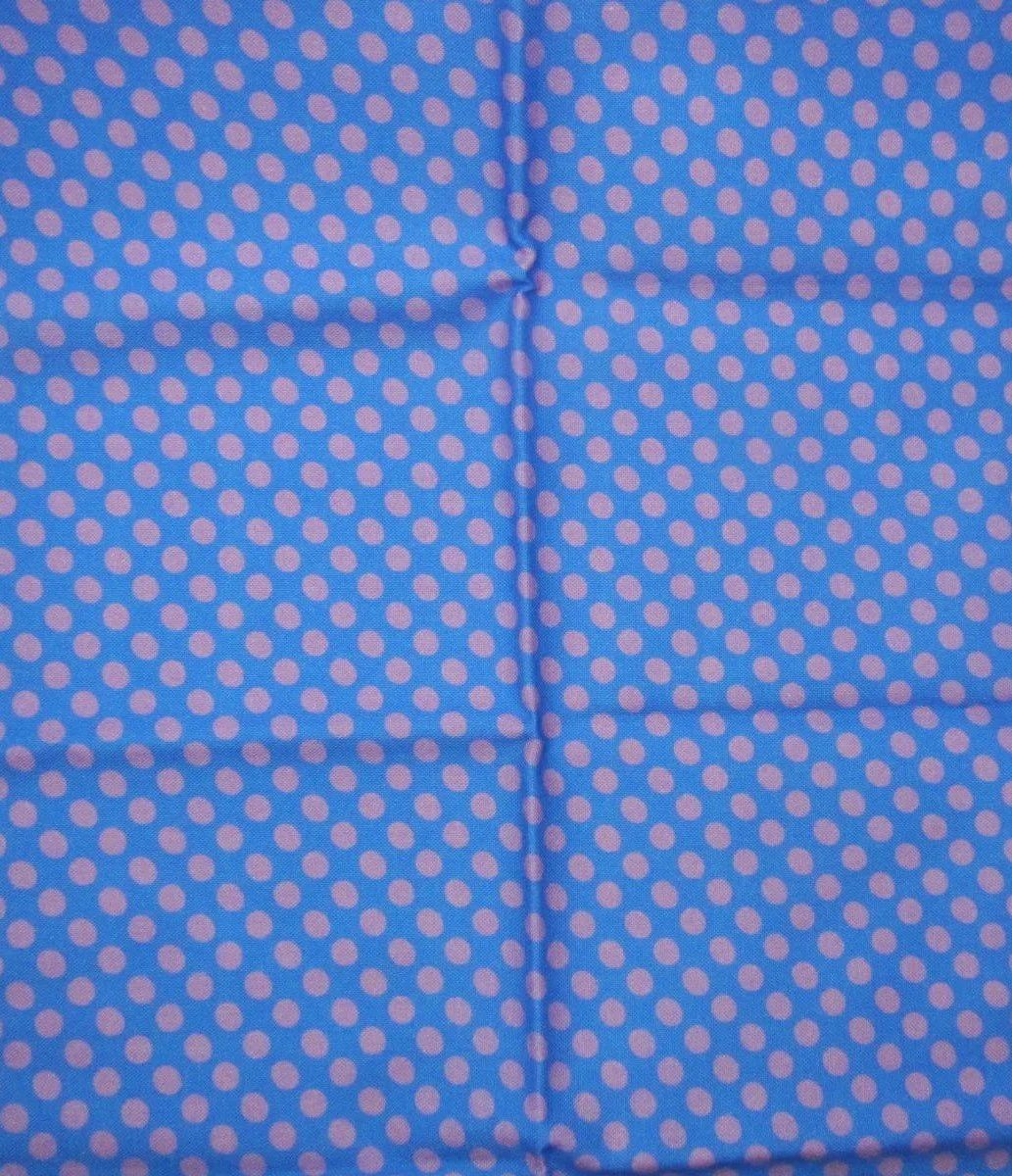 Windham Dot to Dot Lavender on Blue Polka Dots