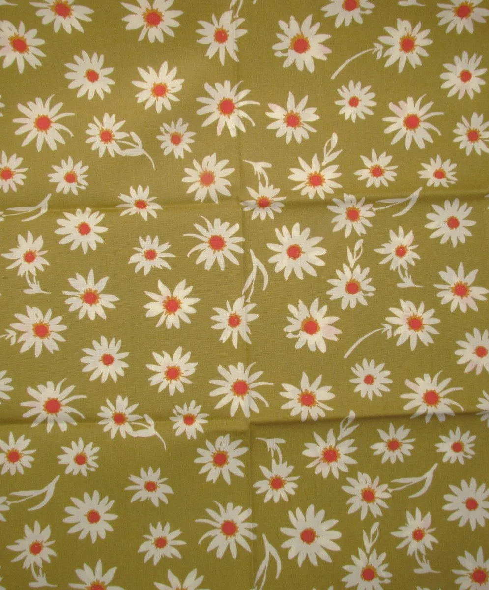 Art Gallery Prairie Edition White Flowers on Taupe