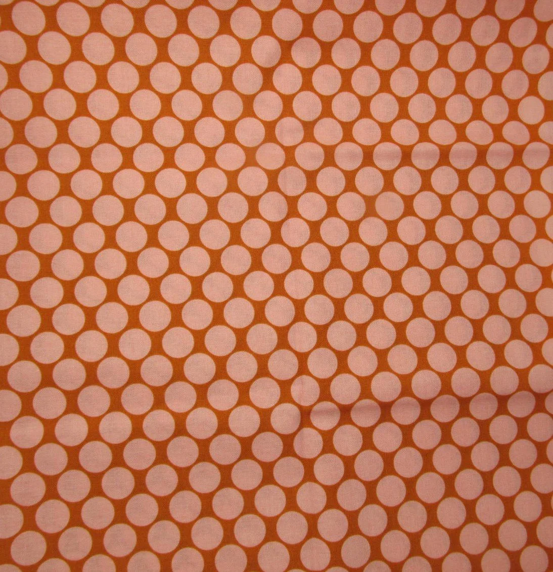 Amy Butler Lotus Polka Dots in Brown and Pink