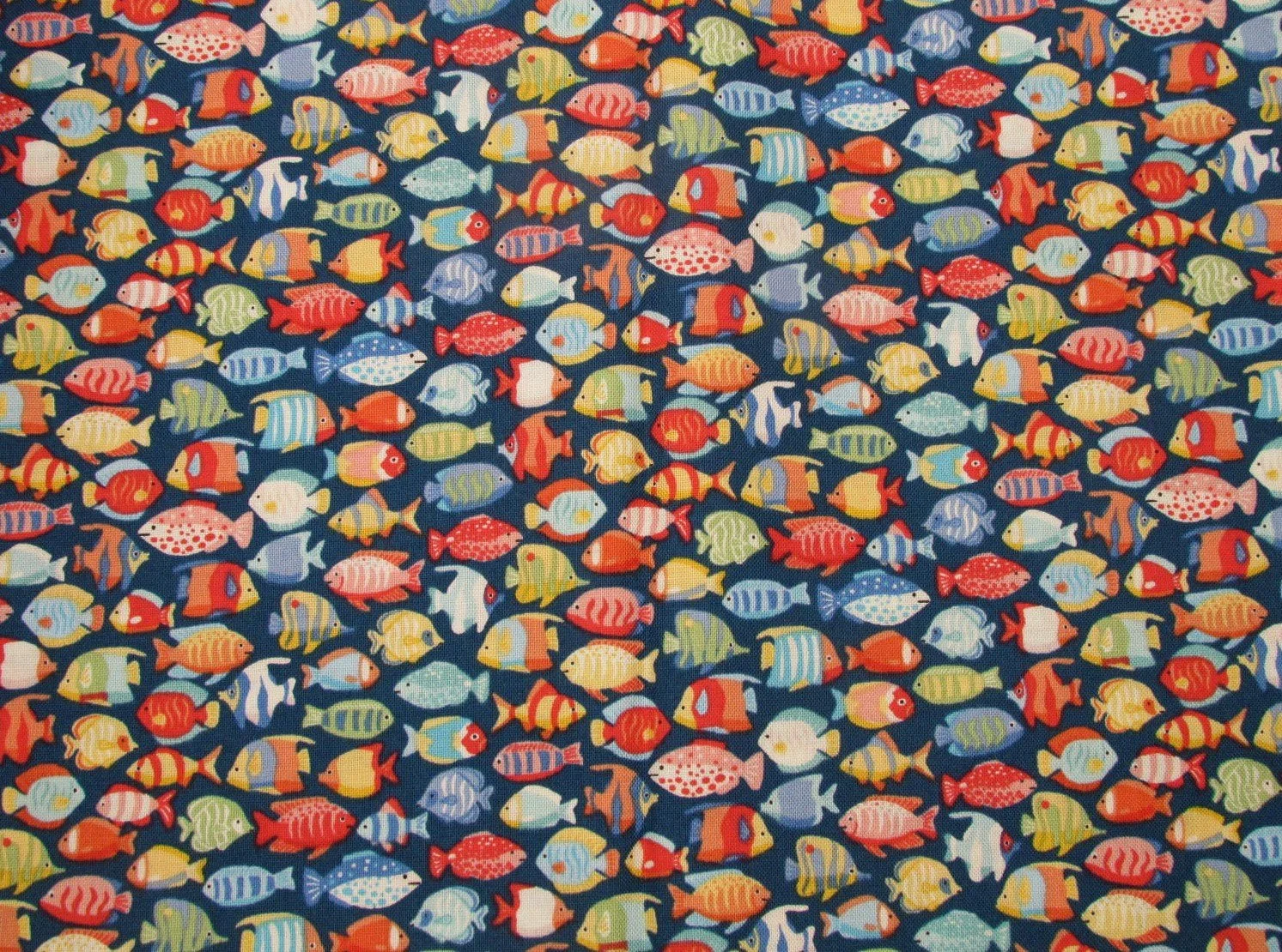 Makower Deep Blue Sea Fish Shoal