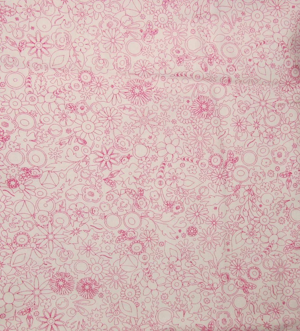 Allison Glass Sun Print Whisper Woodland in Fuchsia