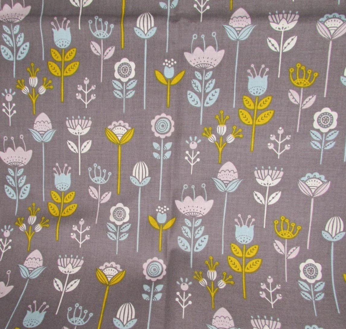 Camelot Design Floral on Gray