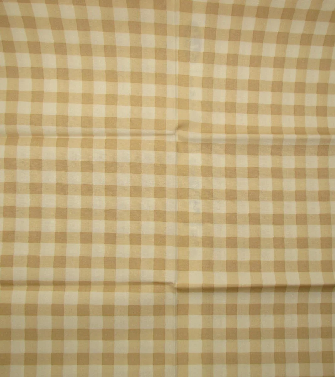 Art Gallery Prairie Edition Taupe on Cream Gingham