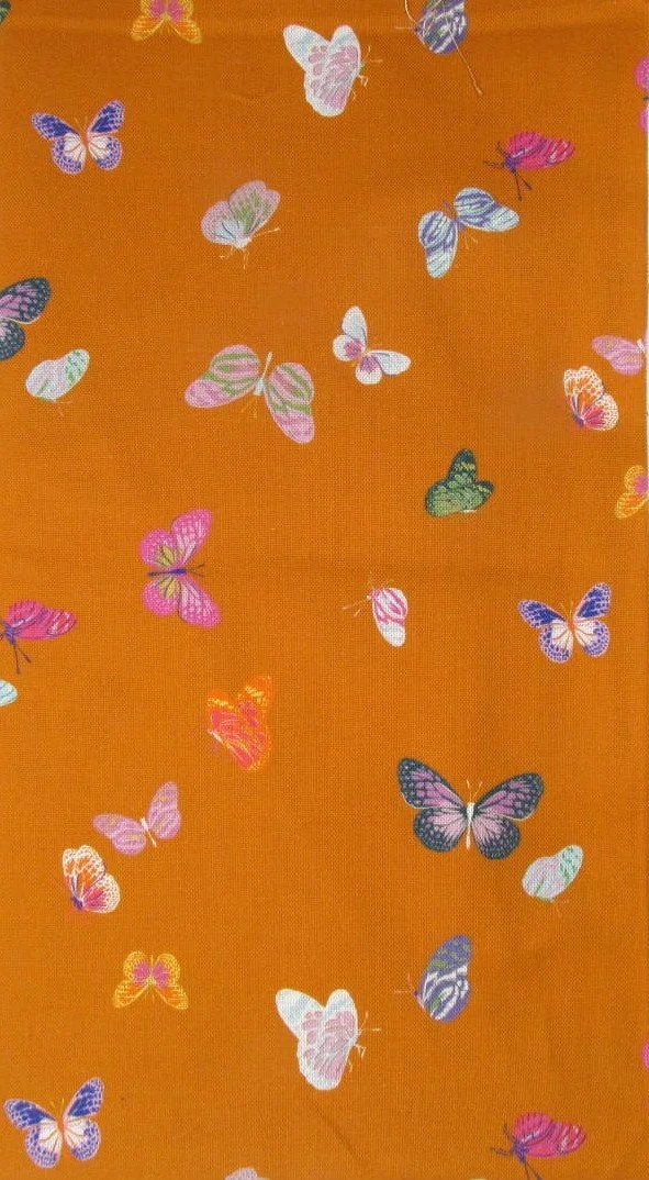 Riley Blake Splendid Butterflies-Orange