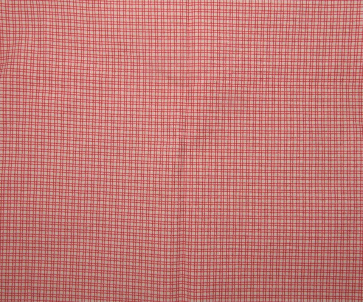 Pink and White Micro Plaid