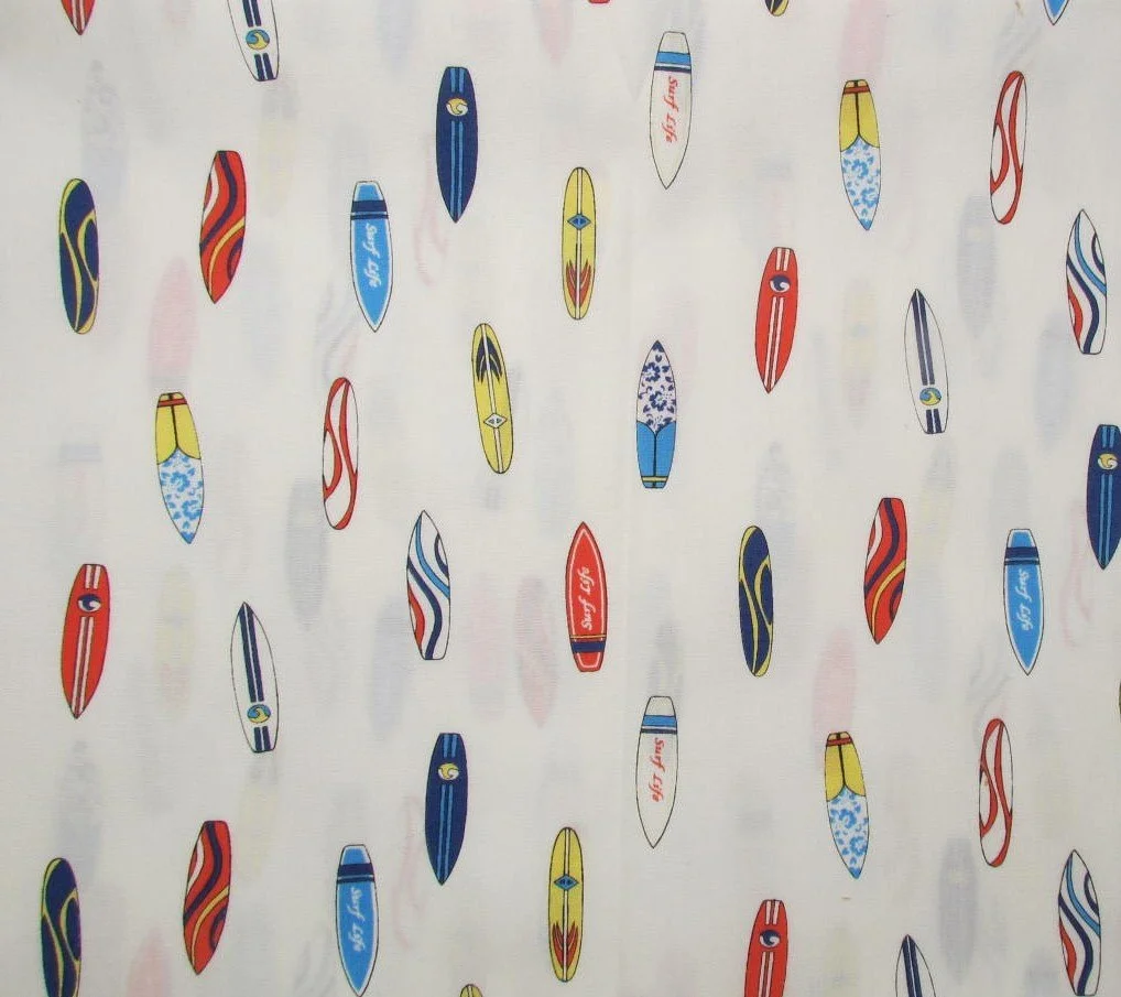 Sevenberry Pleasures and Pasttimes Surf Boards in White
