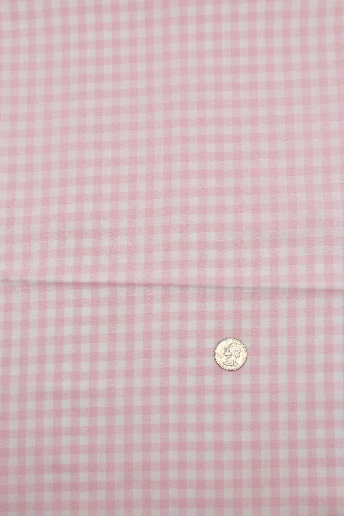 Pink and White Gingham