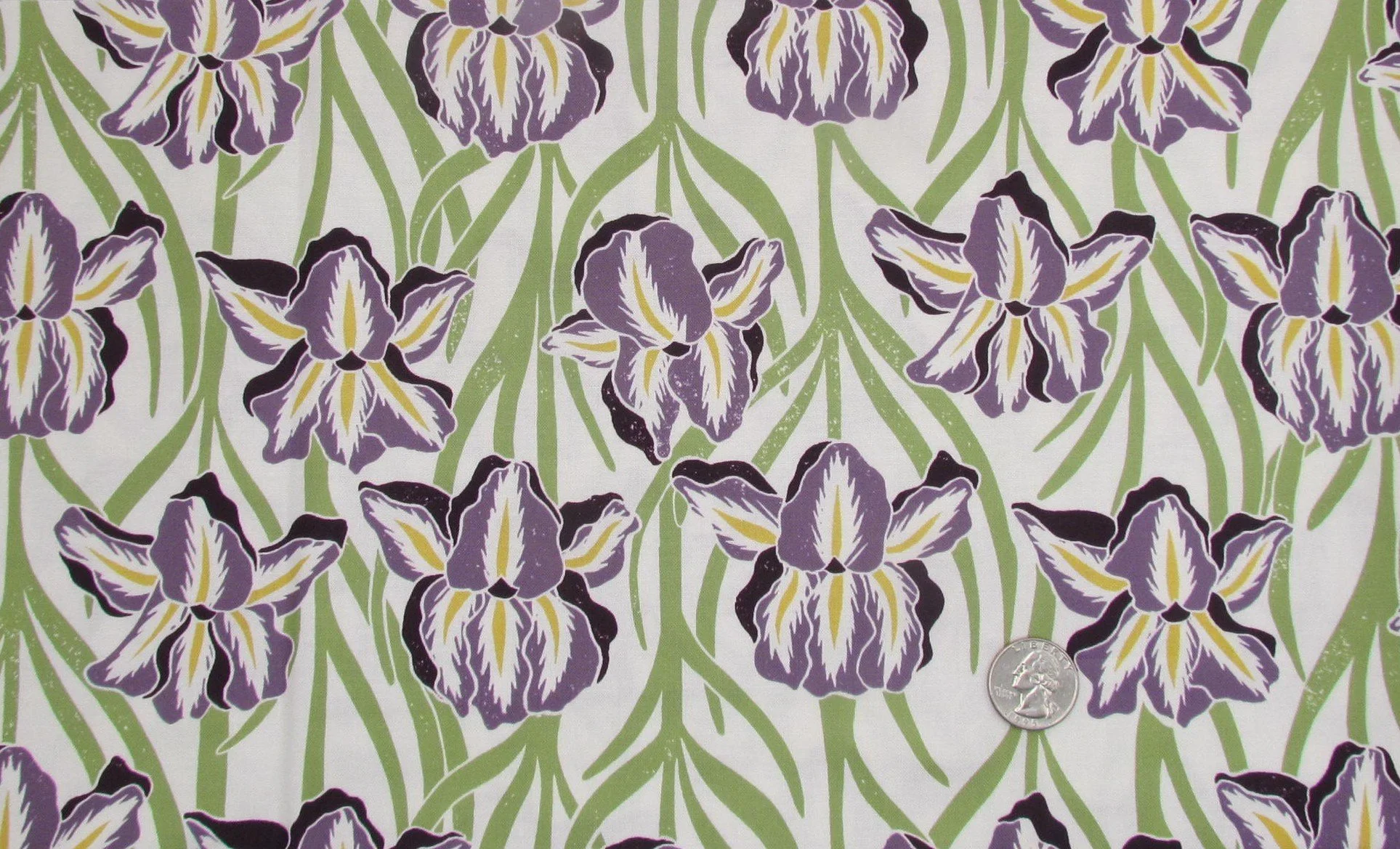 Moda Fabrics Garden Series "Iris Cream"