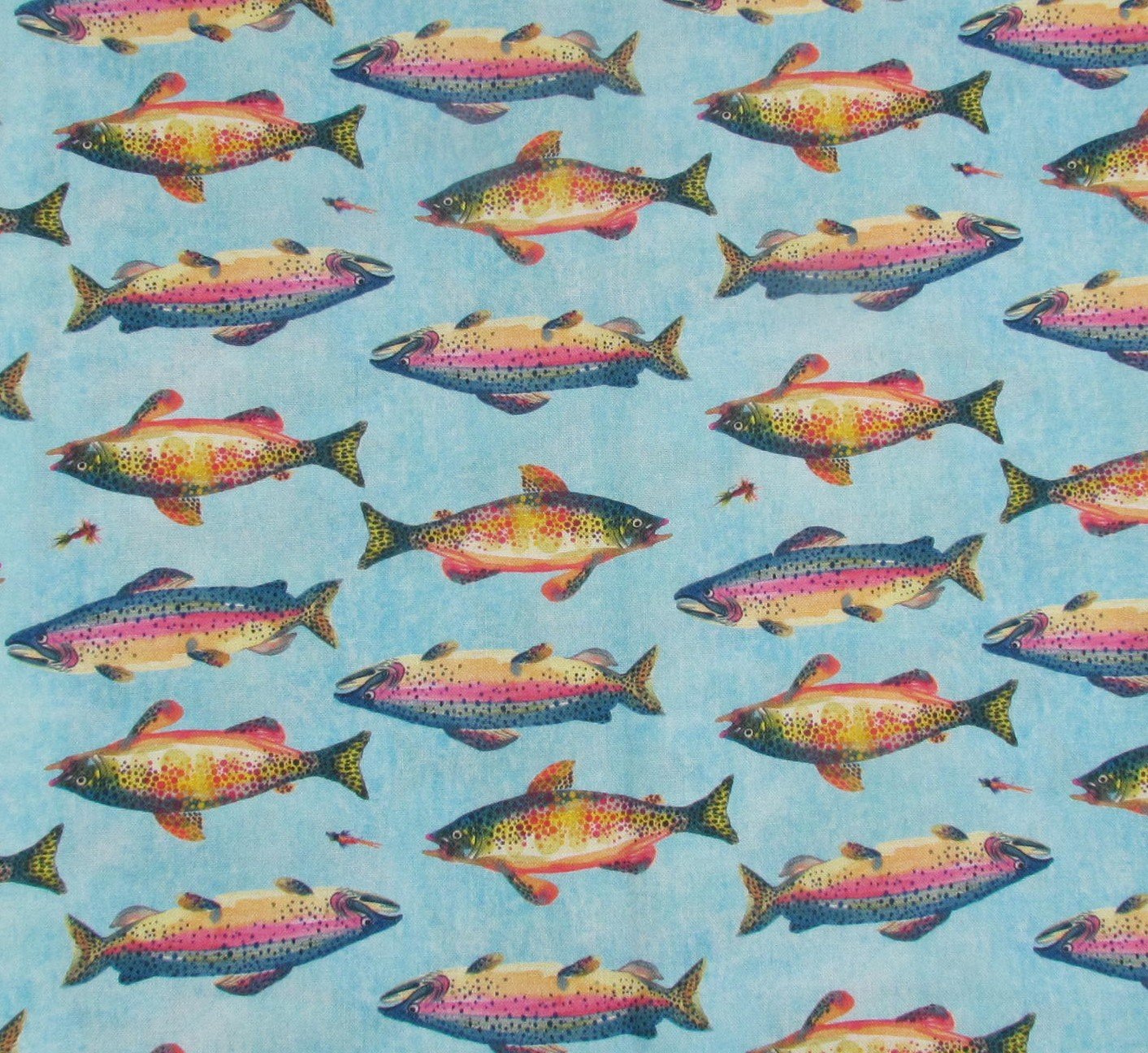 Dear Stella Nature Walk Trout in Aquarius Blue