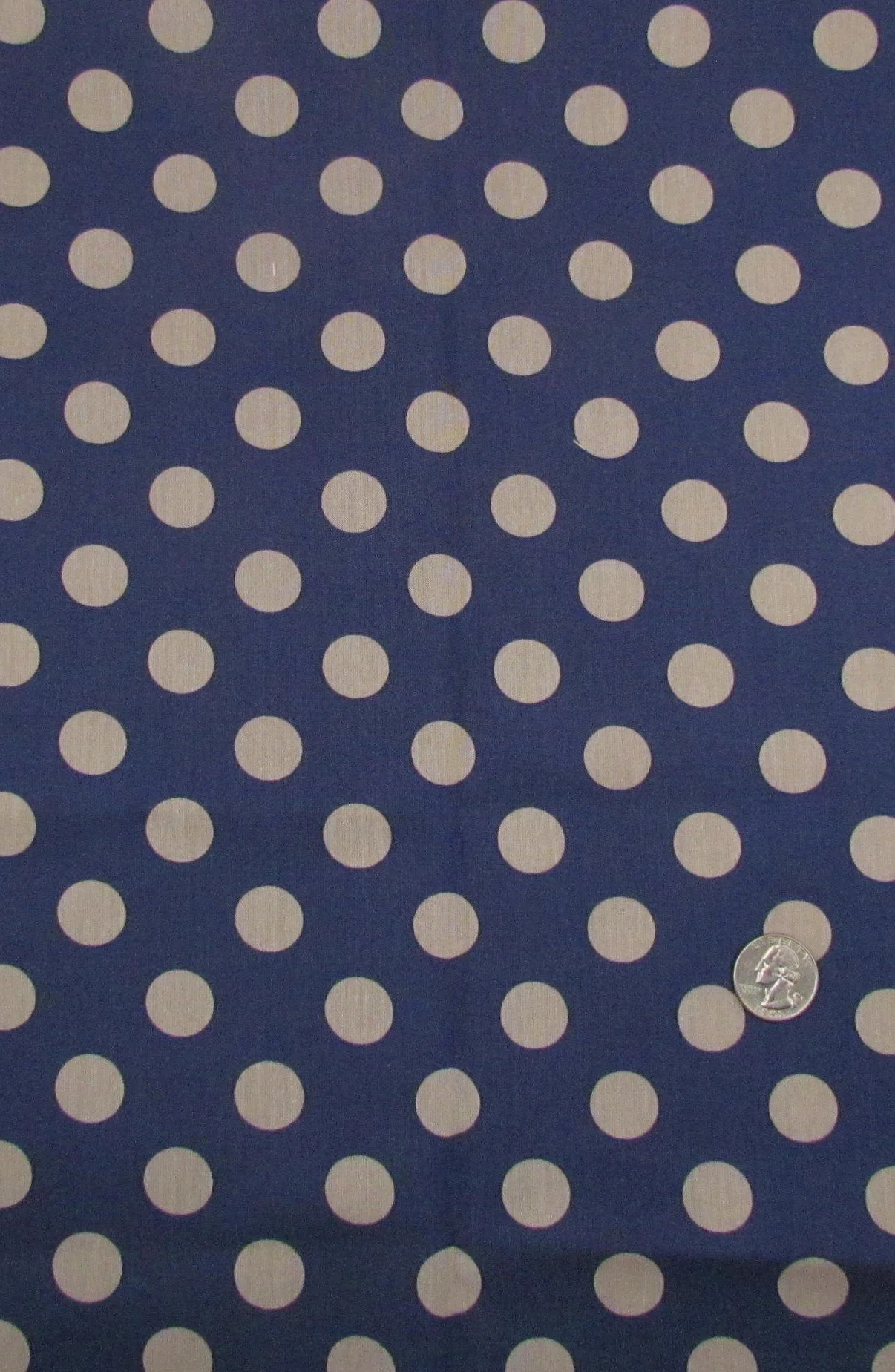 Tilda Chambray with White Polka Dots