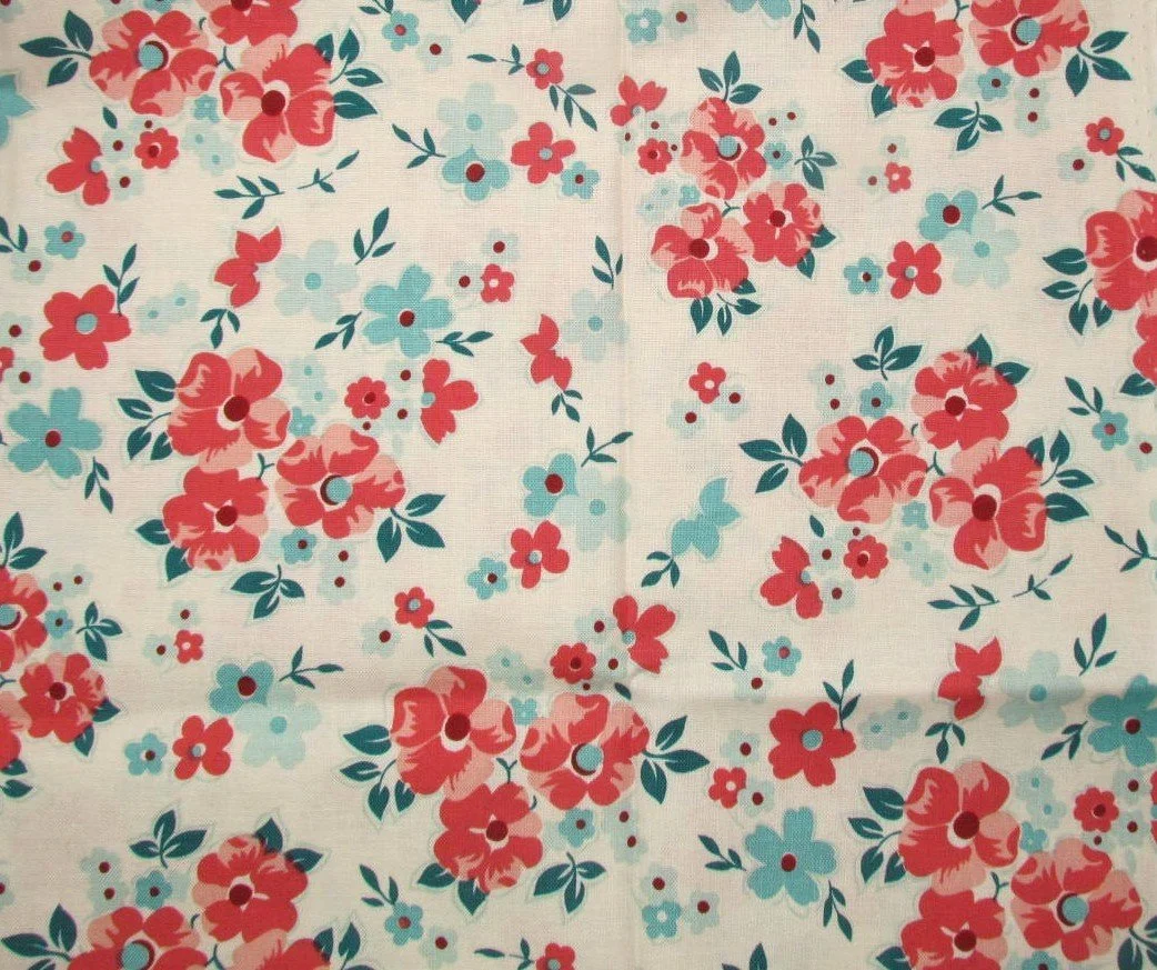 Riley Blake Berry and Sage Floral in Latte