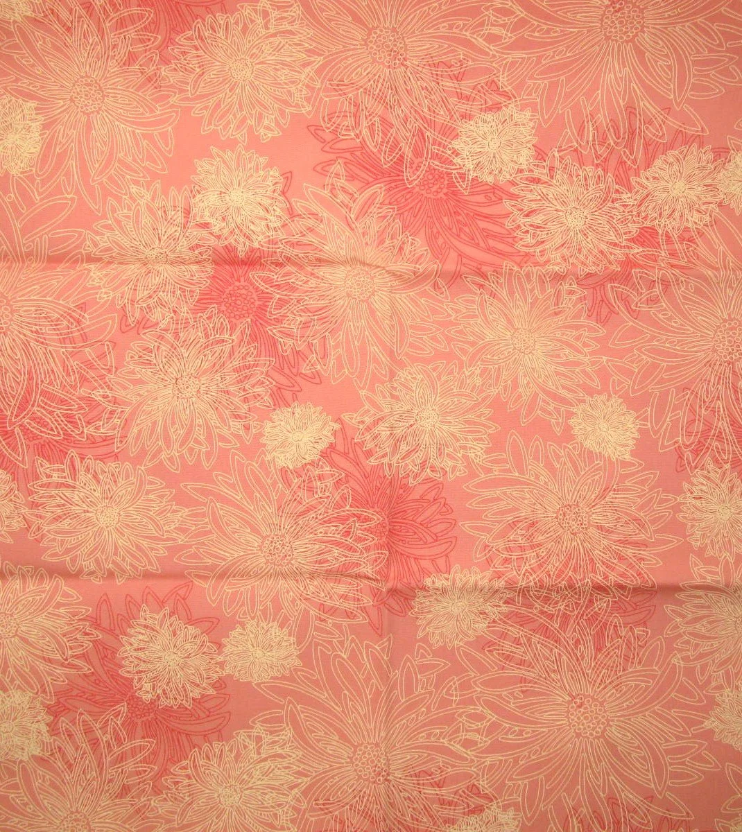 Art Gallery Prairie Edition Dahlias on Coral