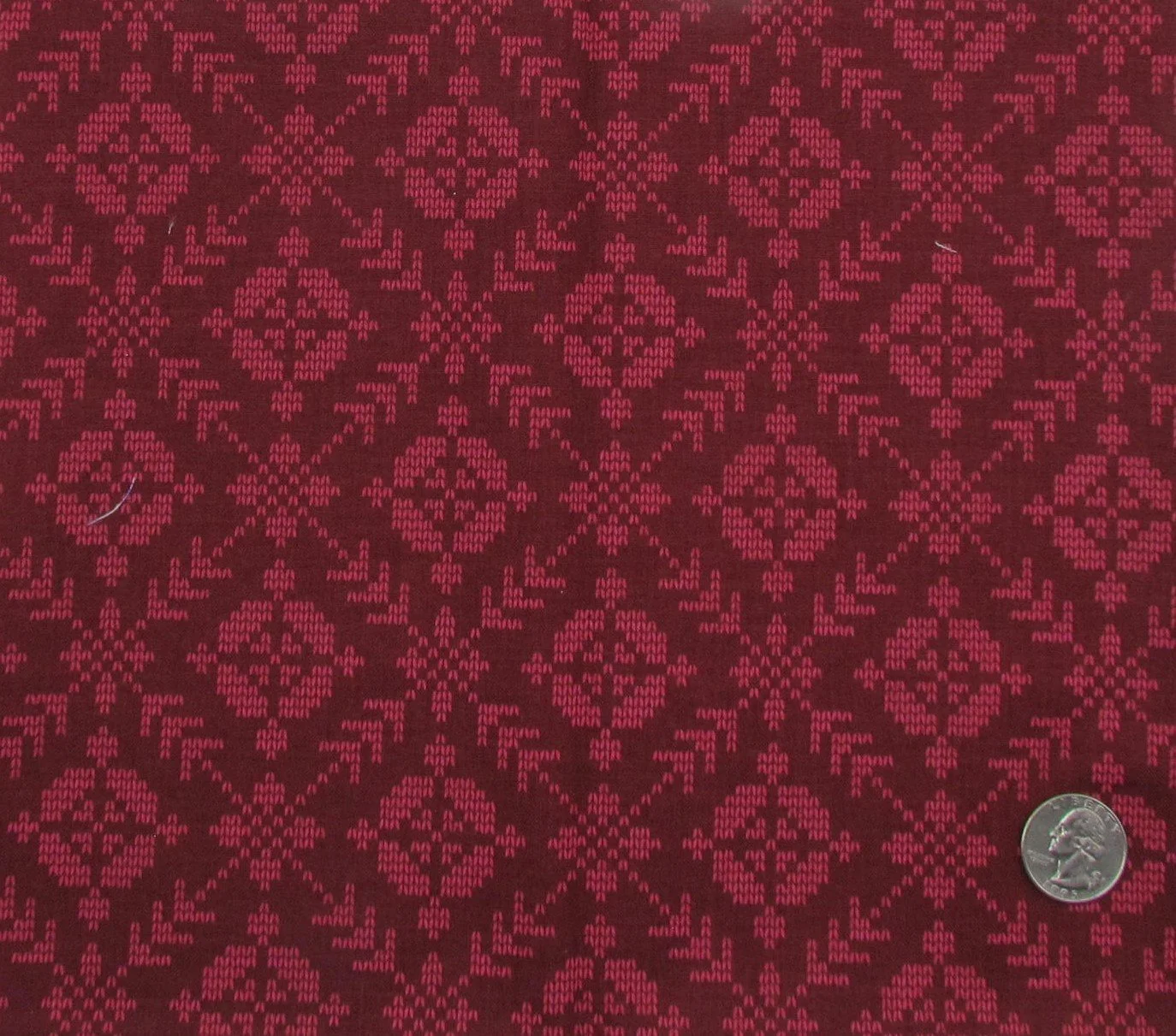 Anna Maria Good Gracious Fair Isle Small in Cranberry
