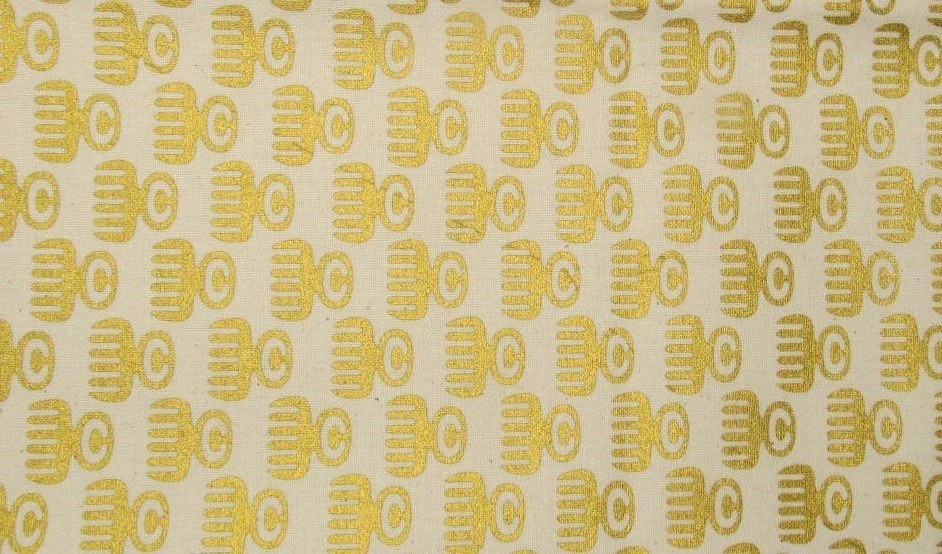 Cotton and Steel Akoma Duafe in Gilded Gold and Natural