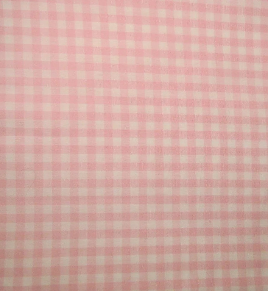 Pink and White Gingham