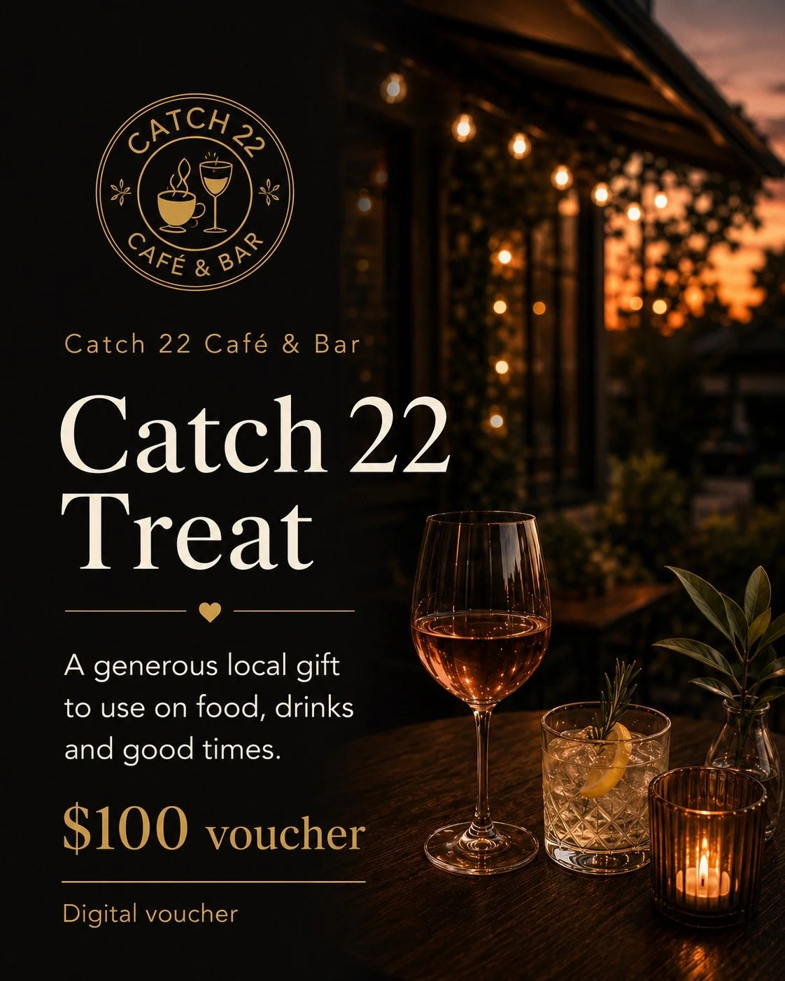 $100 Catch 22 Treat