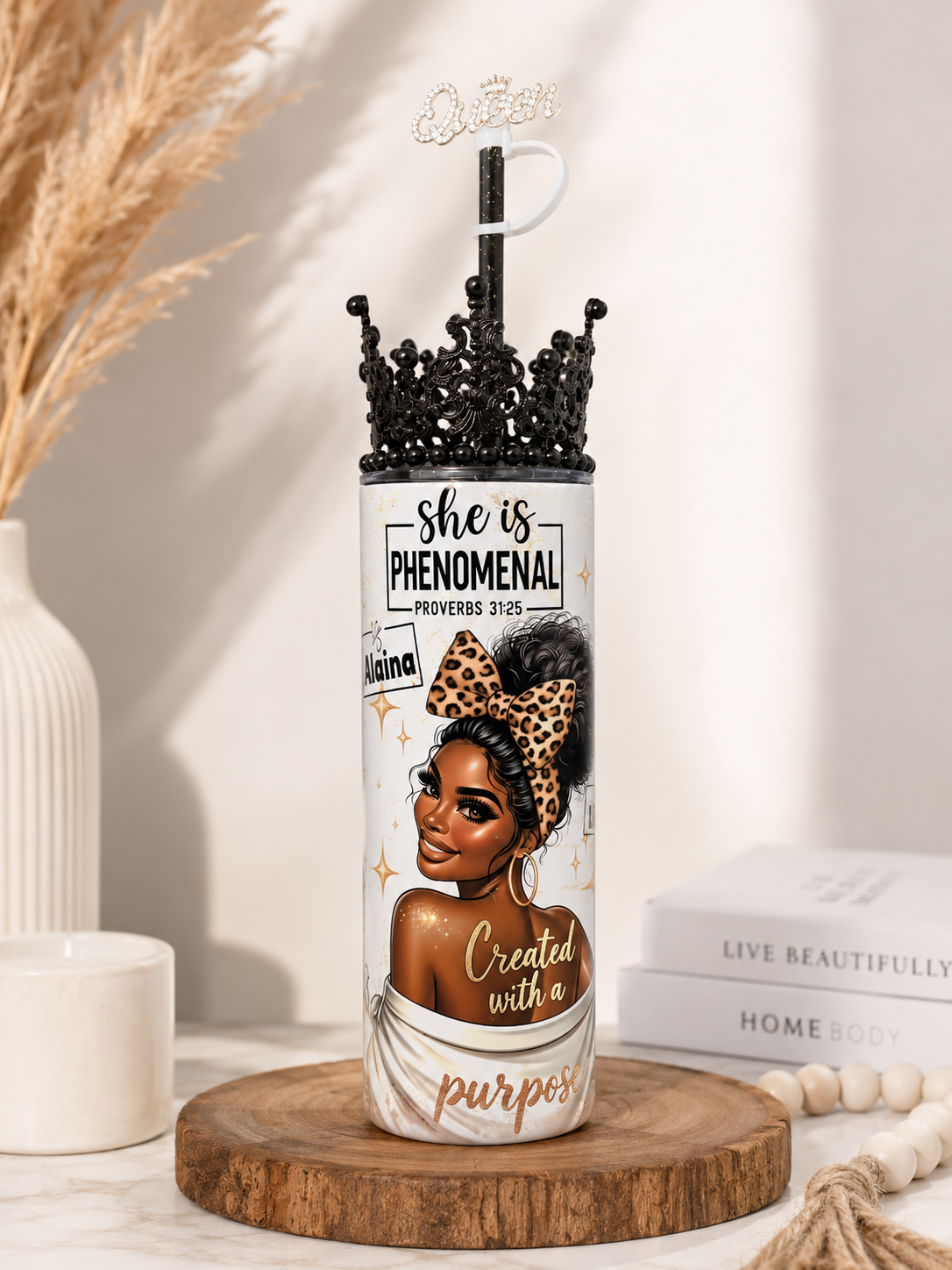 Sip with Purpose 👑 20oz tumbler