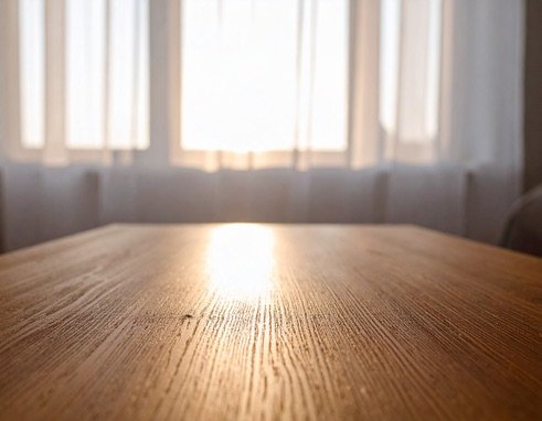 Sunlight hitting a table representing hope for patients with metabolic disease to find weight loss that works with Unscripted Medicine