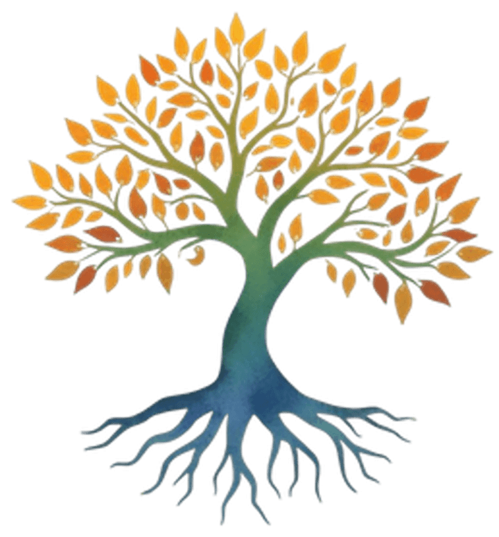 Colorful tree of life representing Unscripted Medicine's root cause approach to treating the source of your symptoms through telemedicine in Alaska