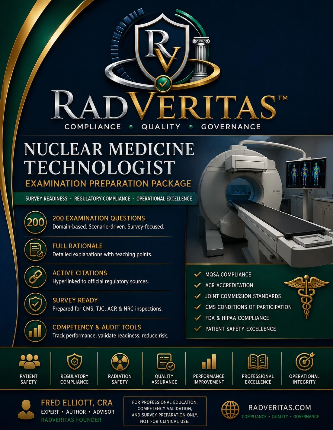 Nuclear Medicine Technologist Examination Preparation Package
