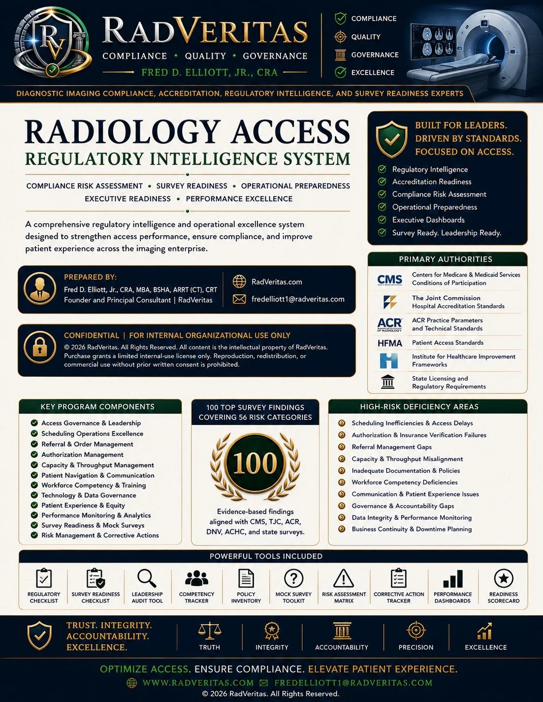 Radiology Access Regulatory Intelligence System