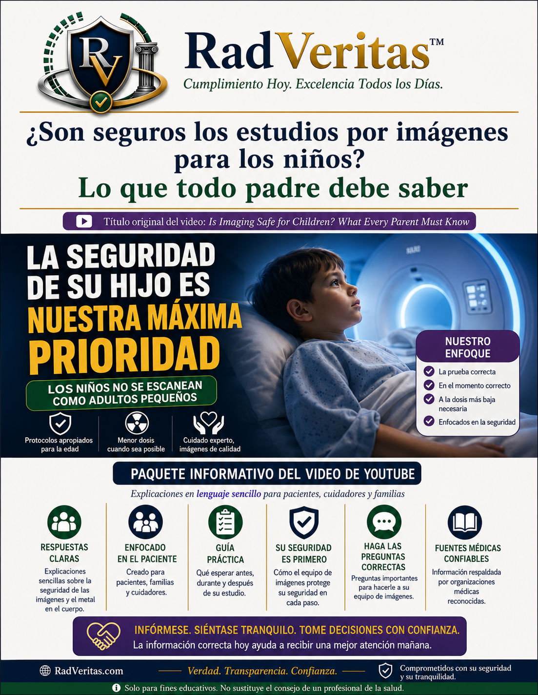 ¿Son seguros los estudios por imágenes para los niños? Lo que todo padre debe saber