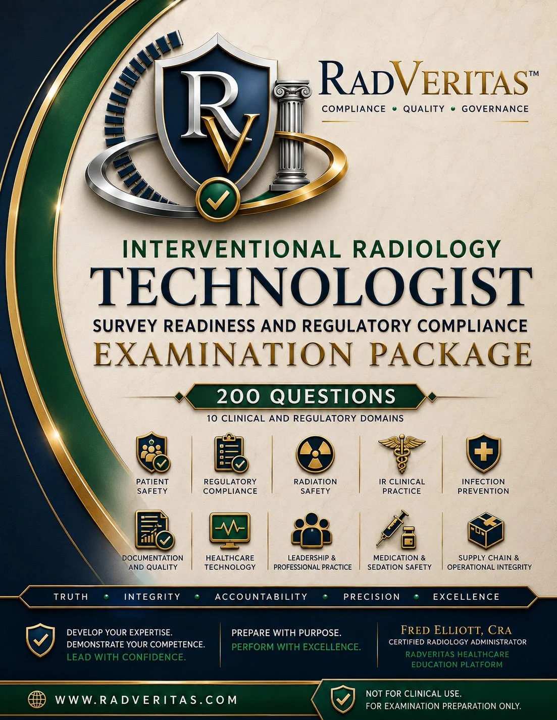Interventional Radiology Technologist Survey Readiness and Compliance Examination Package