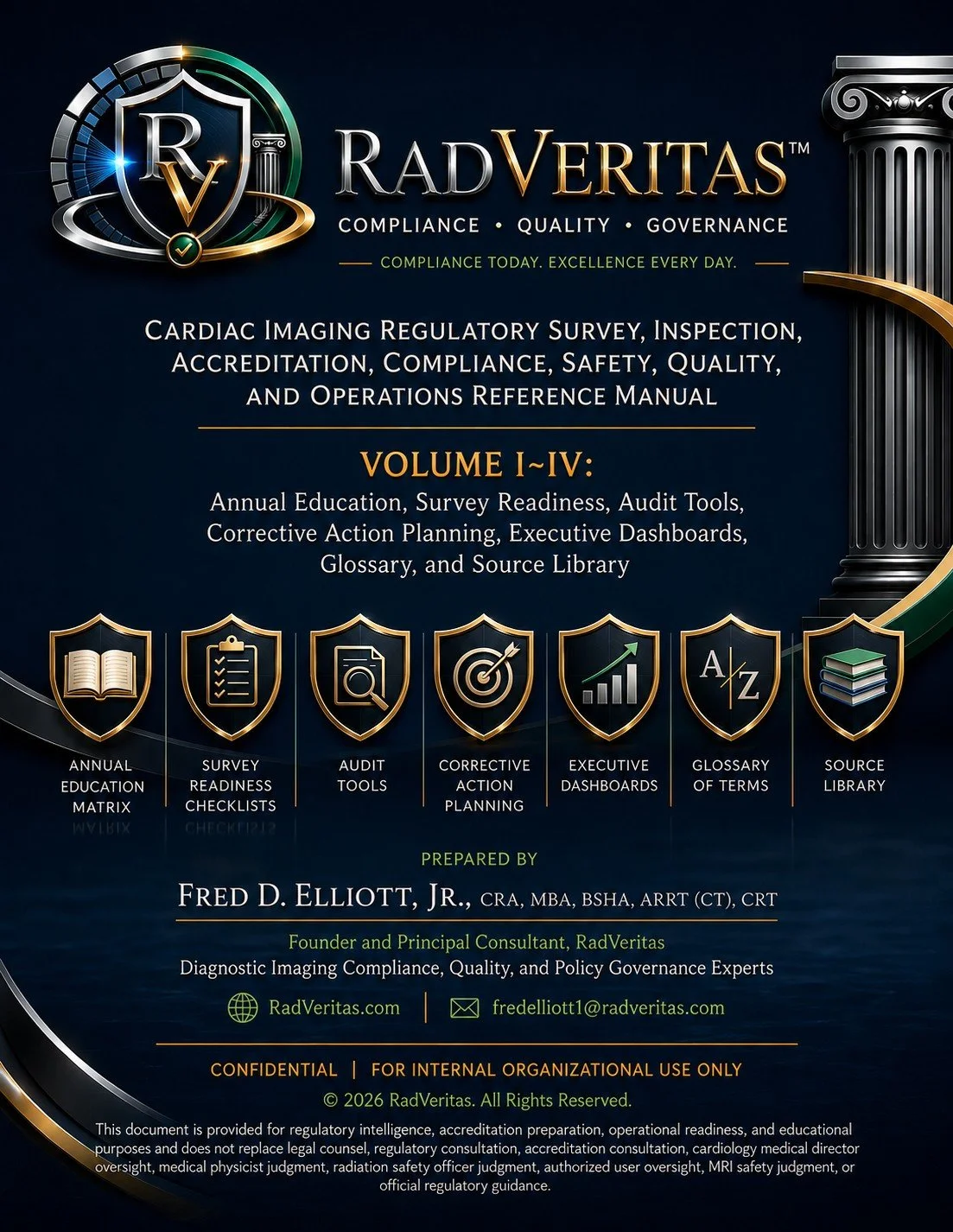 Cardiac Imaging Regulatory Survey, Inspection, Accreditation, Compliance, Safety, Quality, and Operations Reference Manual™