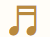 Music note icon