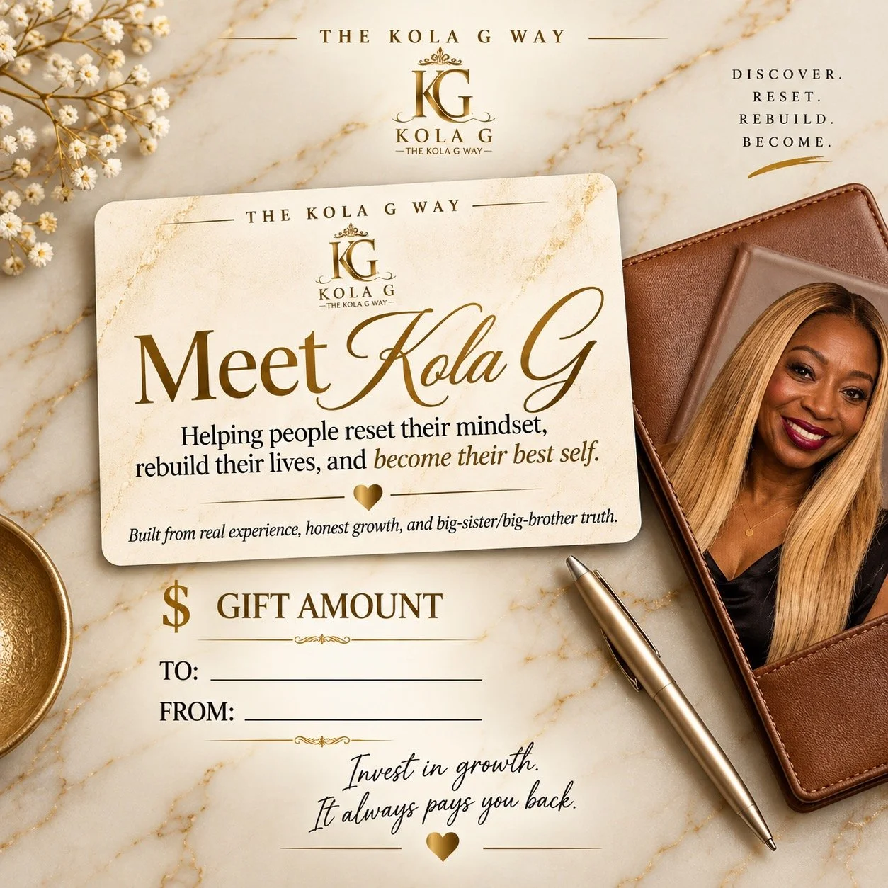 The Kola G Way Gift a Reset Card