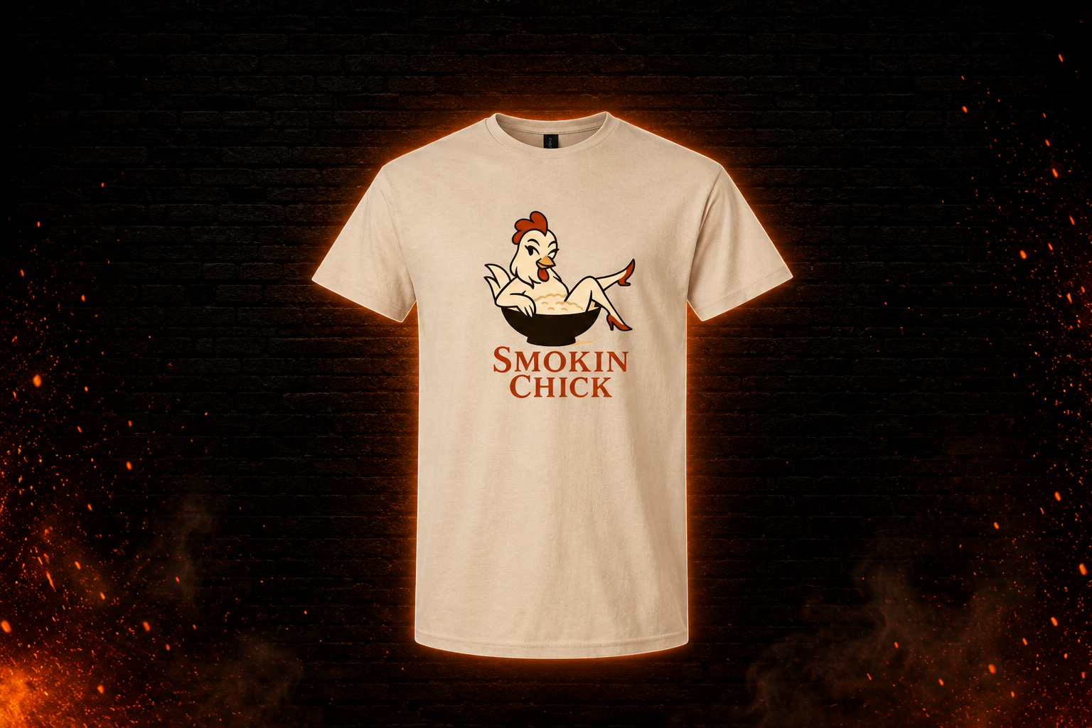 Smokin Chick Big Logo T-shirt