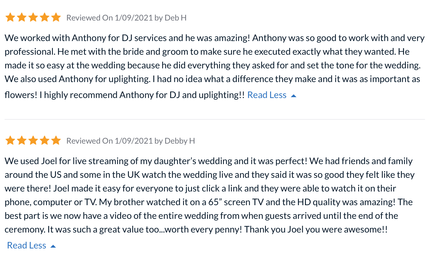 Greenbelt DJ’s Online Reviews