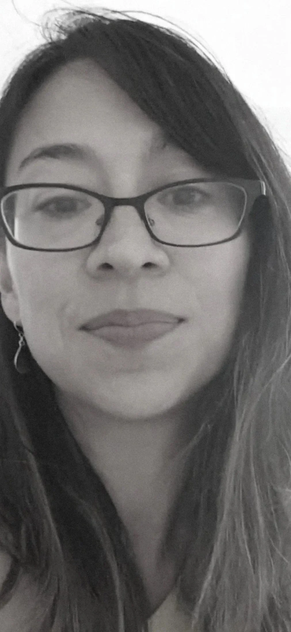 Black and white portrait of Joni Browne