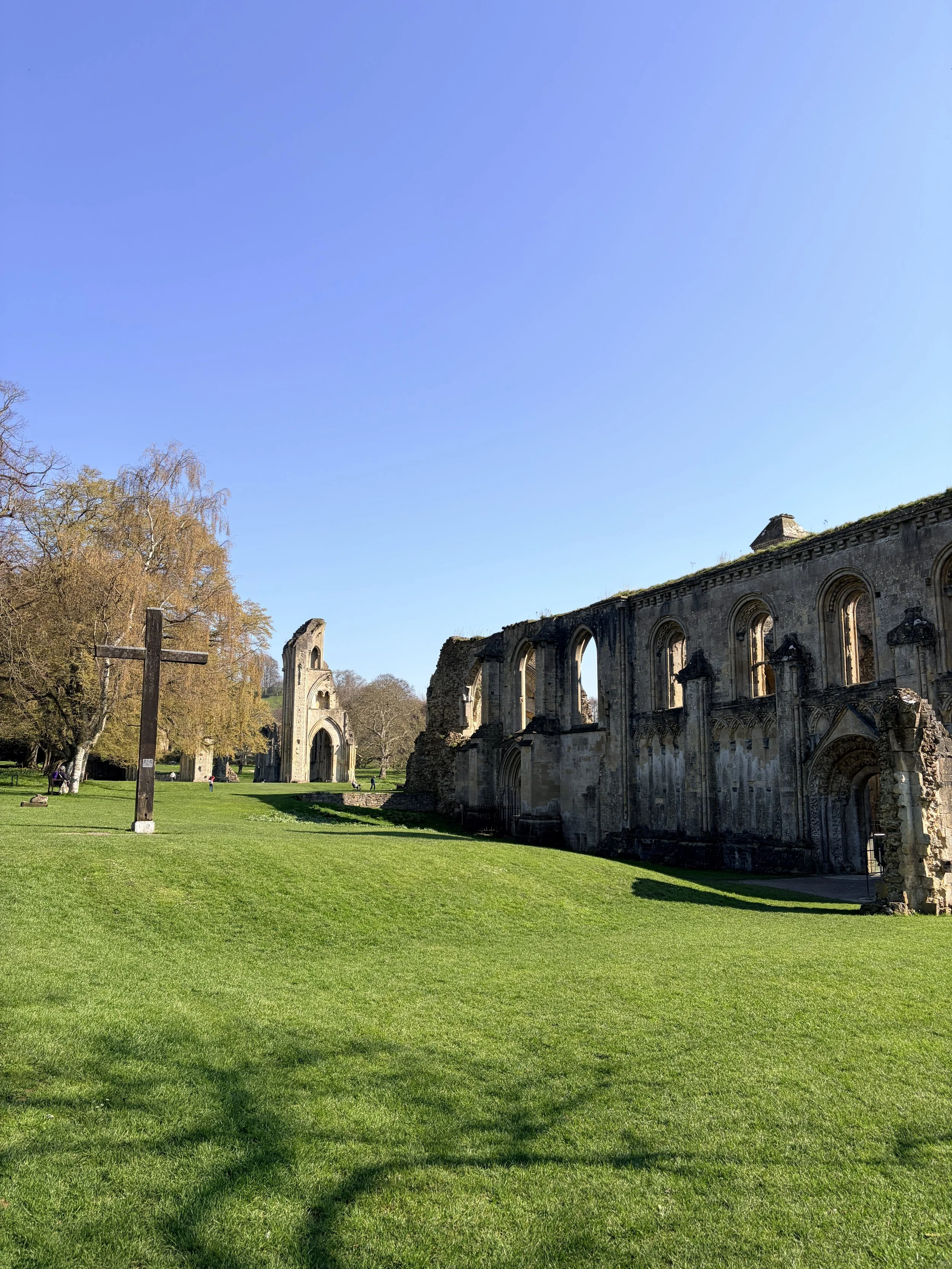Glastonbury Abbey is the site of the Sarah Yantra retreat.