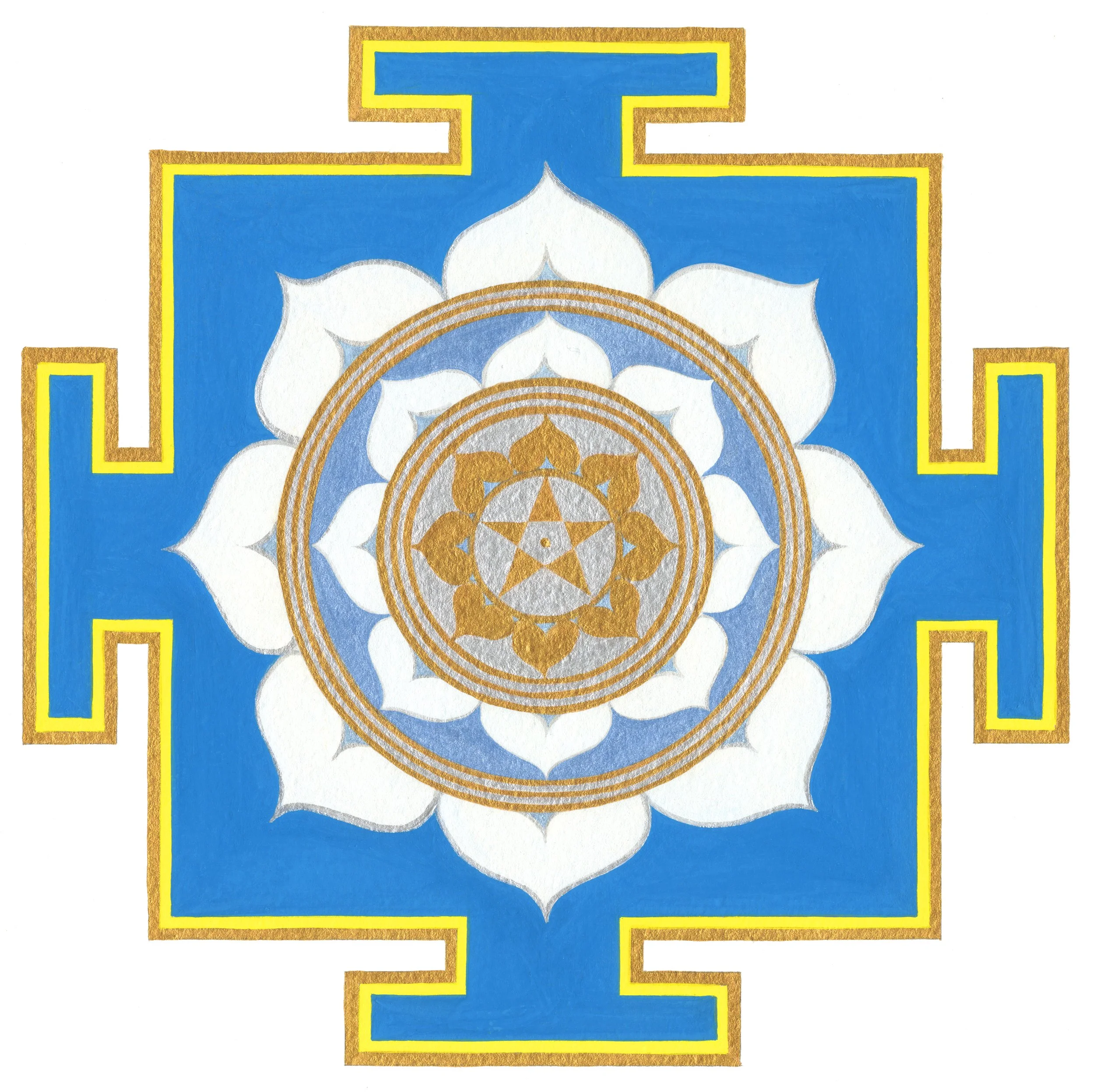 MahaMritunjaya Yantra Print