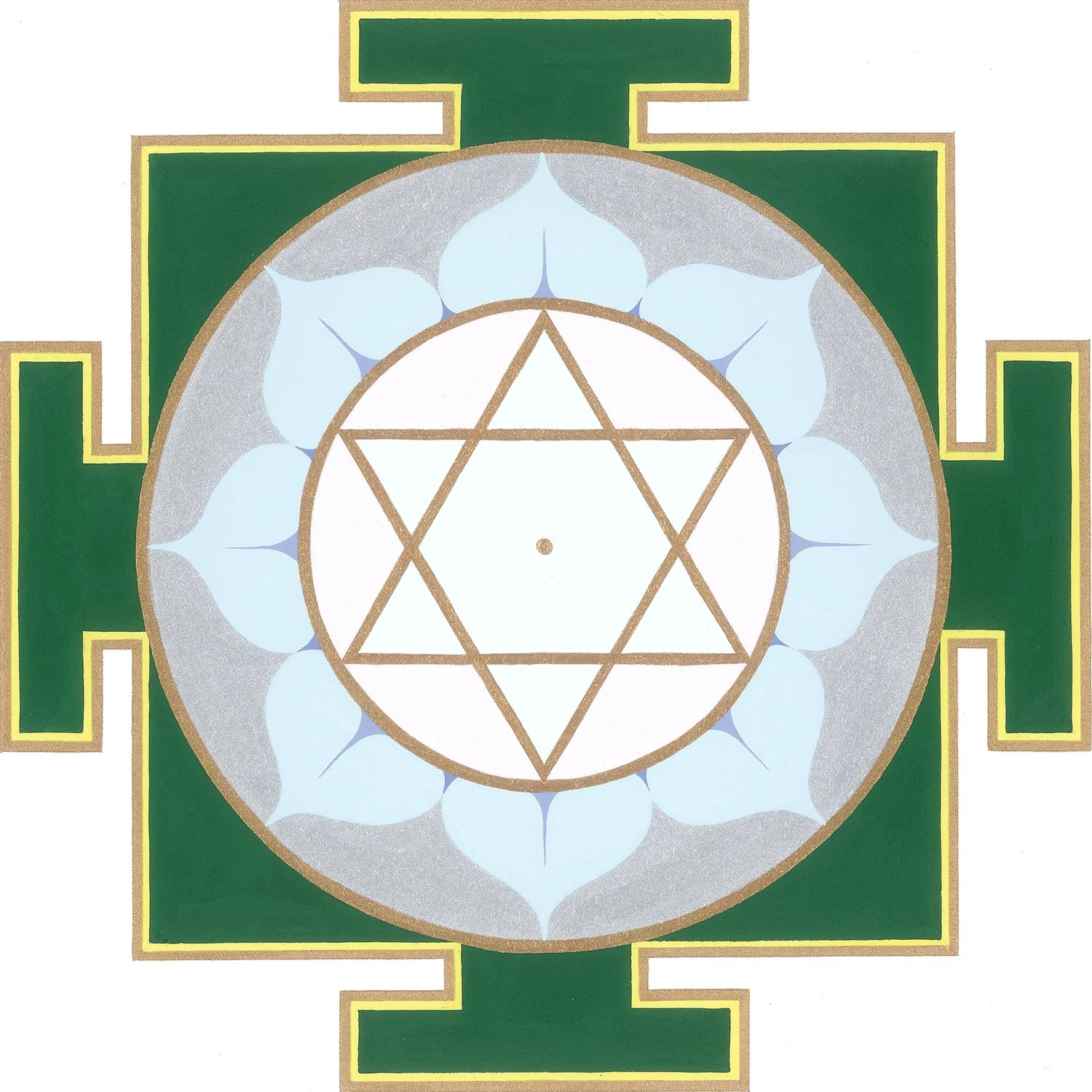 Saraswati Yantra Print