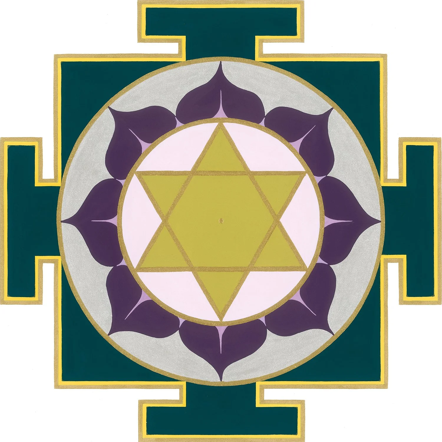 Dhumavati Yantra Print