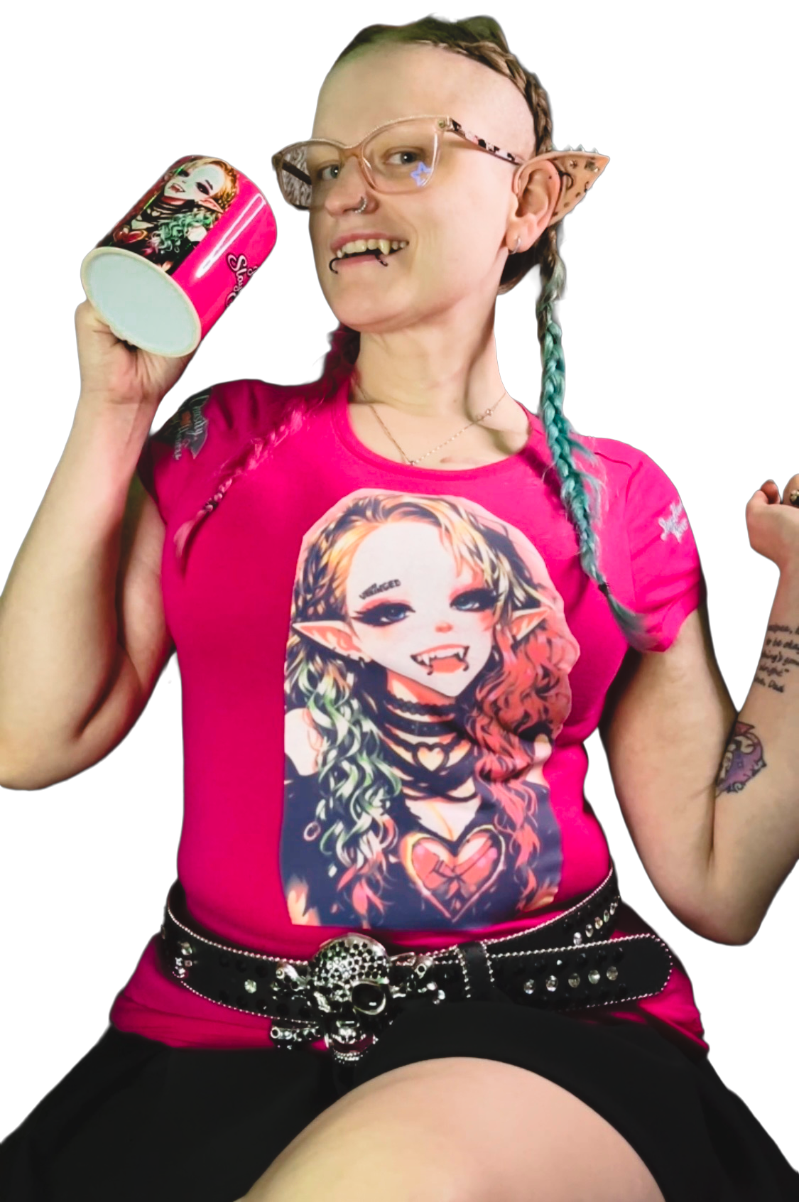 Chasity Slay-Heartz "Unhinged Vampire Elf" Signature Tee